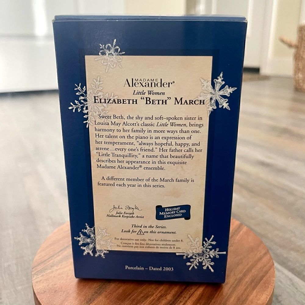 Hallmark Madame Alexander Little Women “Elizabeth March” - Picture 7 of 7